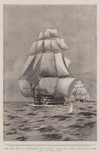 الطلقة الأولى في الطرف الأغر ، النصر في العمل ، ظهرًا ، 21 أكتوبر 1805